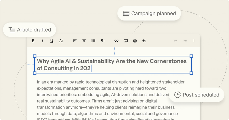 Service – Content Creation