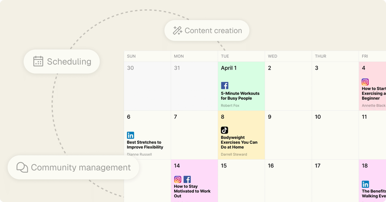 Service – Social media